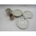 A quantity of LNER sauces, cup and cream jug a/f