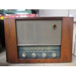 A Pye Fenman 1 wooden cased valve radio, serial number 993391. C.1956