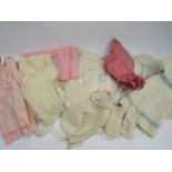 A selection of vintage baby's clothing