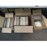 Three boxes of vinyl LP's including classical