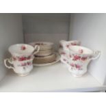 A Royal Albert Lavender Rose tea set (21 pieces)