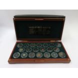 A cased and boxed coin collection "The Ancient Silk Road" with coins from 20 civilisations