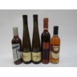 1998 Bonterra Muscat, California x 2, 2003 Brown Brothers Orange Muscat & Flora, 1997 Elysium