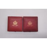 Two 1897 Queen Victoria Diamond Jubilee medallions in original cases.