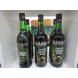 6 bottles Crabbies/Stones Green Ginger Wine