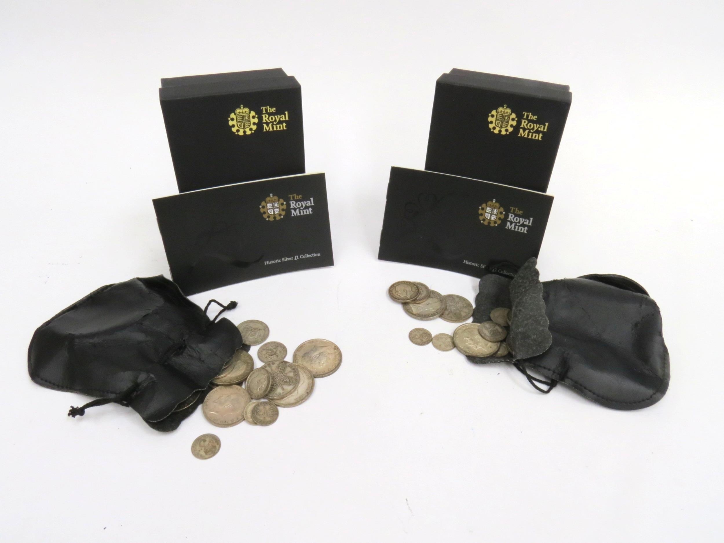 A collection of Royal Mint historical presented sets - "Lost At Sea 1784", two silver £1 - Image 2 of 4