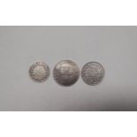 Three silver tokens, 1811, 1812 & 1813 for Fazeley 6d, Lincoln Dollar - Millson & Preston and