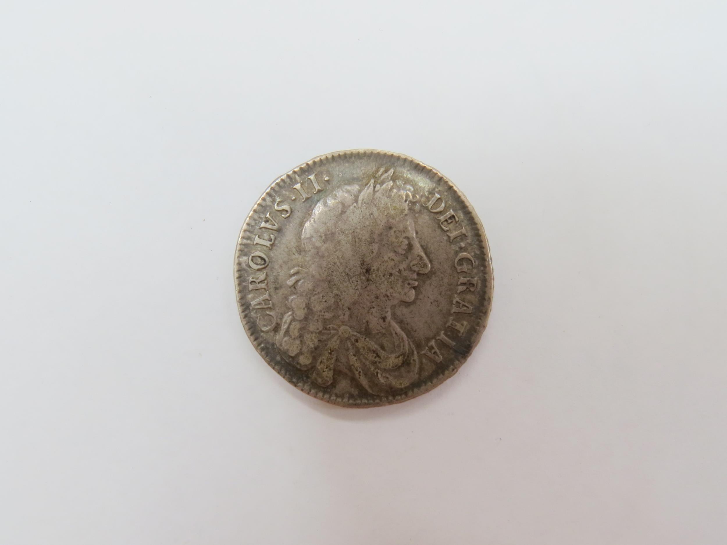 Charles II (1660-1685): A fourth bust halfcrown, 1676, Octavo to edge (Poor - F)