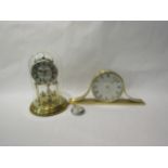 A Rapport Anniversary clock, Oxfordshire clock and Smiths pocket watch