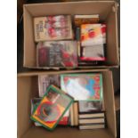 Two boxes of modern 1st editions etc, all Edward Marston historical novels, generally VGC/