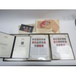 A collection of Westminster mint presentation pack stamps, Penny Black and others, plus loose