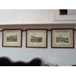 A set of six framed and glazed coloured prints after Francis Calcraft Turner, engraved by George