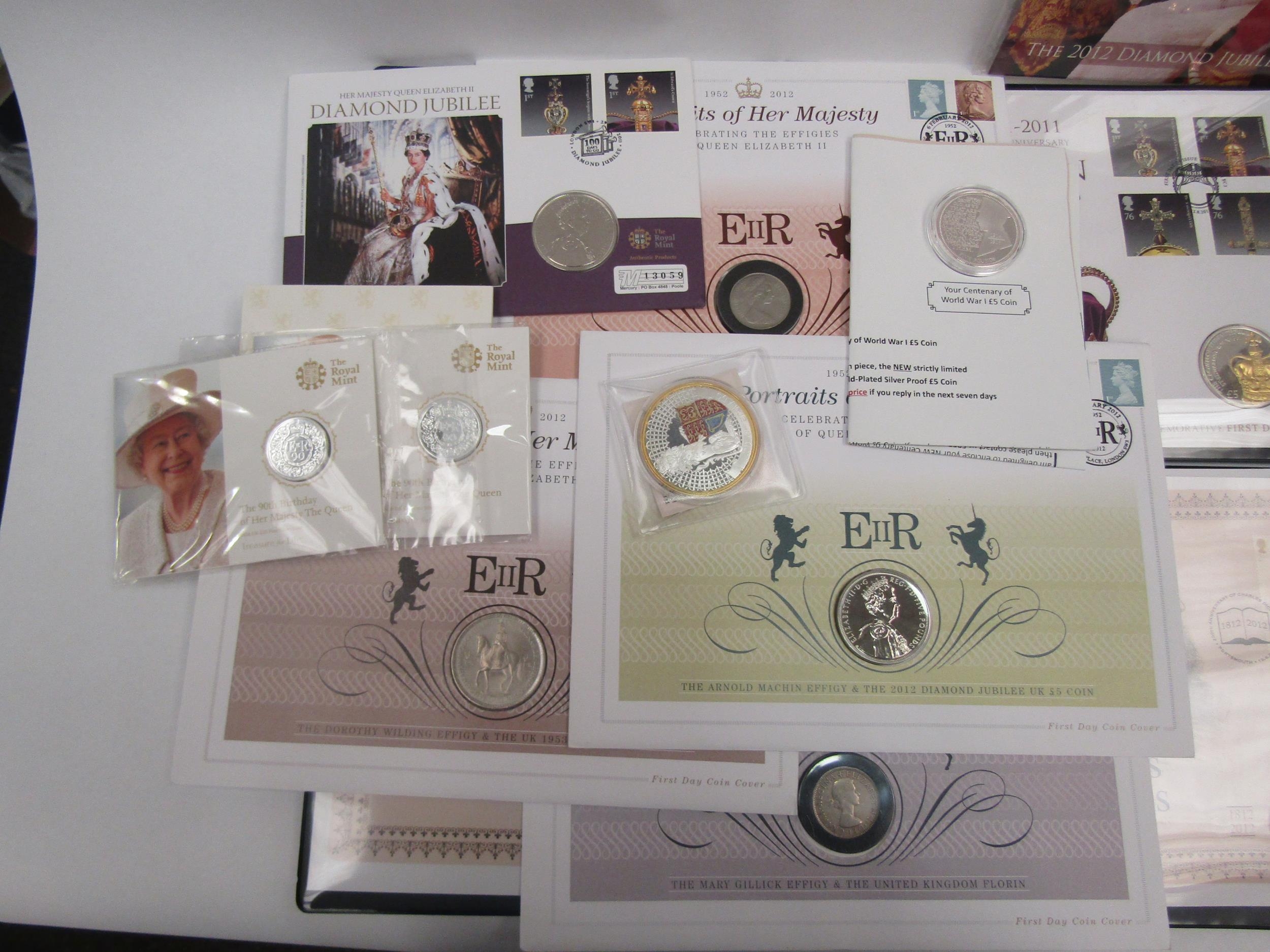 A collection of Royal and Westminster Mint presentation coins and first day cover coins, etc - Image 3 of 3