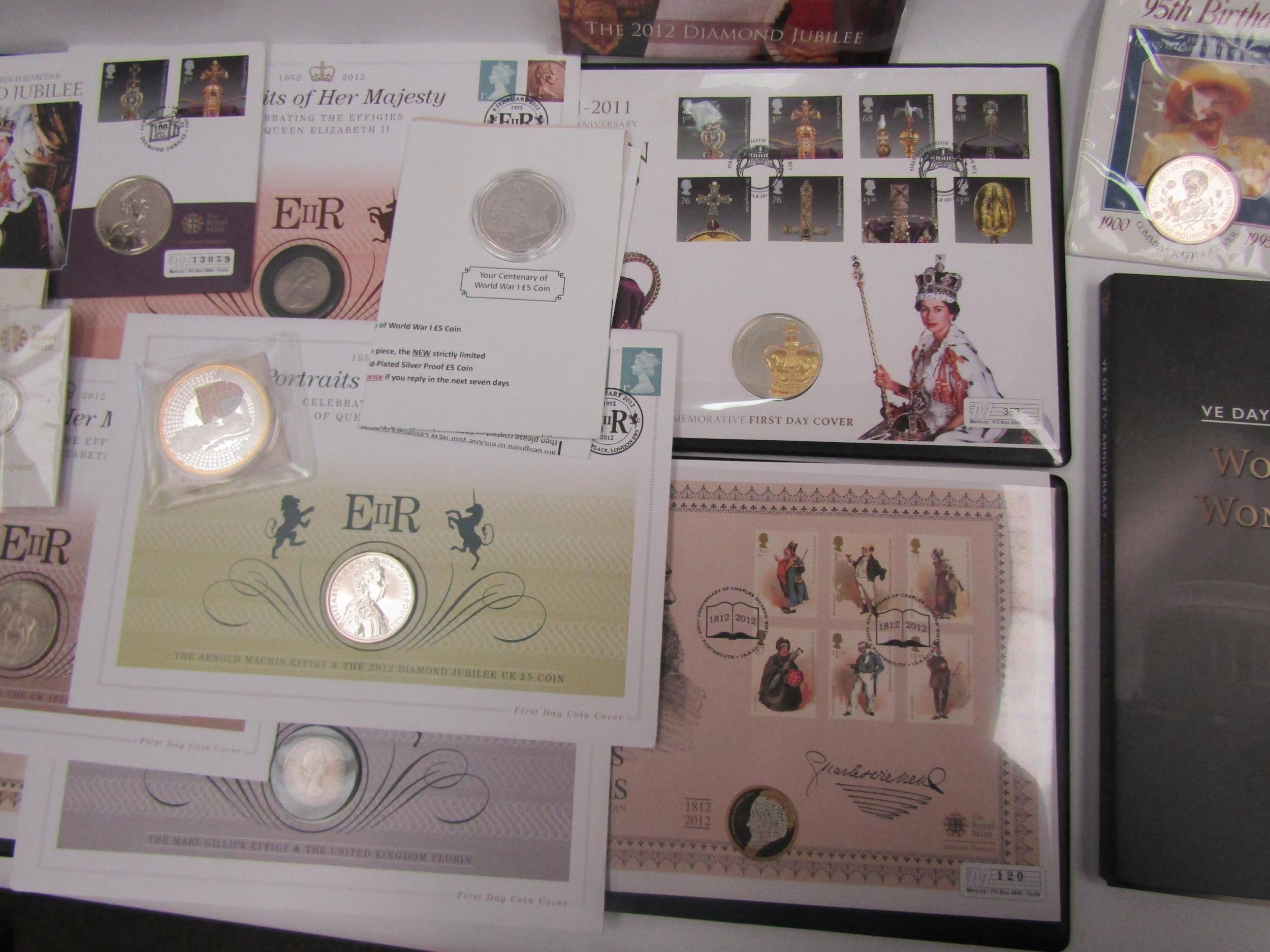 A collection of Royal and Westminster Mint presentation coins and first day cover coins, etc - Image 2 of 3