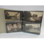A small album containing early postcards 1903-1820's of villages, Scole, Gissing, Dickleburgh,