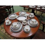 A quantity of Royal Doulton 'Biltmore' pattern dinner and tea wares
