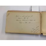 Two albums with passages written by WWI soldiers belonging to Dorothy E.J.M. Drew dated 1912, with