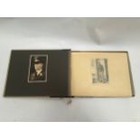A WWII German Luftwaffe photograph album with approximately 75 photographs taken in North Africa and
