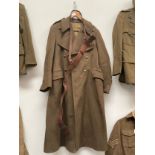 A WWII officer's uniform to an Lieutenant Colonel in the Intelligence Corps, with jacket,