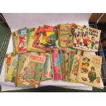 A collection of Gold Key and Dell comics including Tom and Jerry, Huckleberry Hound, Frosty The