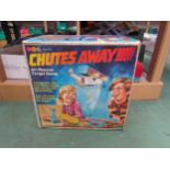A boxed Marx Toys Chutes Away! Air-Rescue Target Game