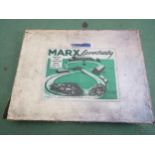 A Louis Marx & Co Ltd. Marx Speedway tinplate clockwork racing set, box faded
