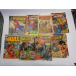 A collection of 1960's and 1970's Marvel Comics including Tales Of Suspense, Iron Man, The