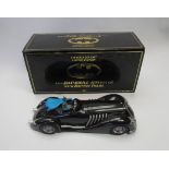 A boxed Corgi 1:18 scale limited edition diecast 1940 Batmobile Roadster with Batman figure