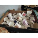 A good quantity of Royal Commemorative cups, mugs dating from 1980's onwards