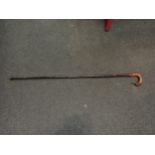 A Pheasant head walking cane