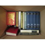 A box of Folio Society and similar books including Eric Hobsbawm "The Making of the Modern World", 4