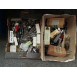 Two boxes of radio valves, some in original boxes
