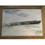TERRY COPPIN (b. 1939 Norfolk artist): A framed oil on canvas landscape scene at Tibenham. Signed