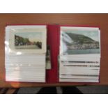 A postcard album containing early 20th Century topographical postcards of Igtham, Kent and