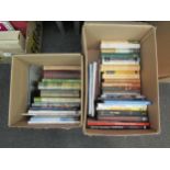 Two boxes of East Anglia and Farming, agriculture and countryside books, including George Ewart