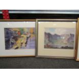 Three watercolour paintings to include late 19th Century / early 20th Century and late 20th