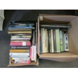 Two boxes of mainly art, architecture, photography and design books etc., including Charles Jones,