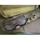 A Maidstone violin in case a/f
