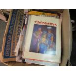 A quantity of ephemera including theatre and film programmes, "Lawrence of Arabia", "Cleopatra", "