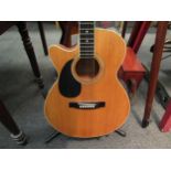 A Tanglewood TF2CSNLH electro acoustic guitar, left handed