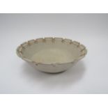 A Caroline Bonsfield Gregory, matt glazed stoneware studio pottery bowl, incised potters mark to