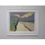 DANIEL COLE (British Contempory): A framed limited edition print "Blakeney Dunes", pencil signed and