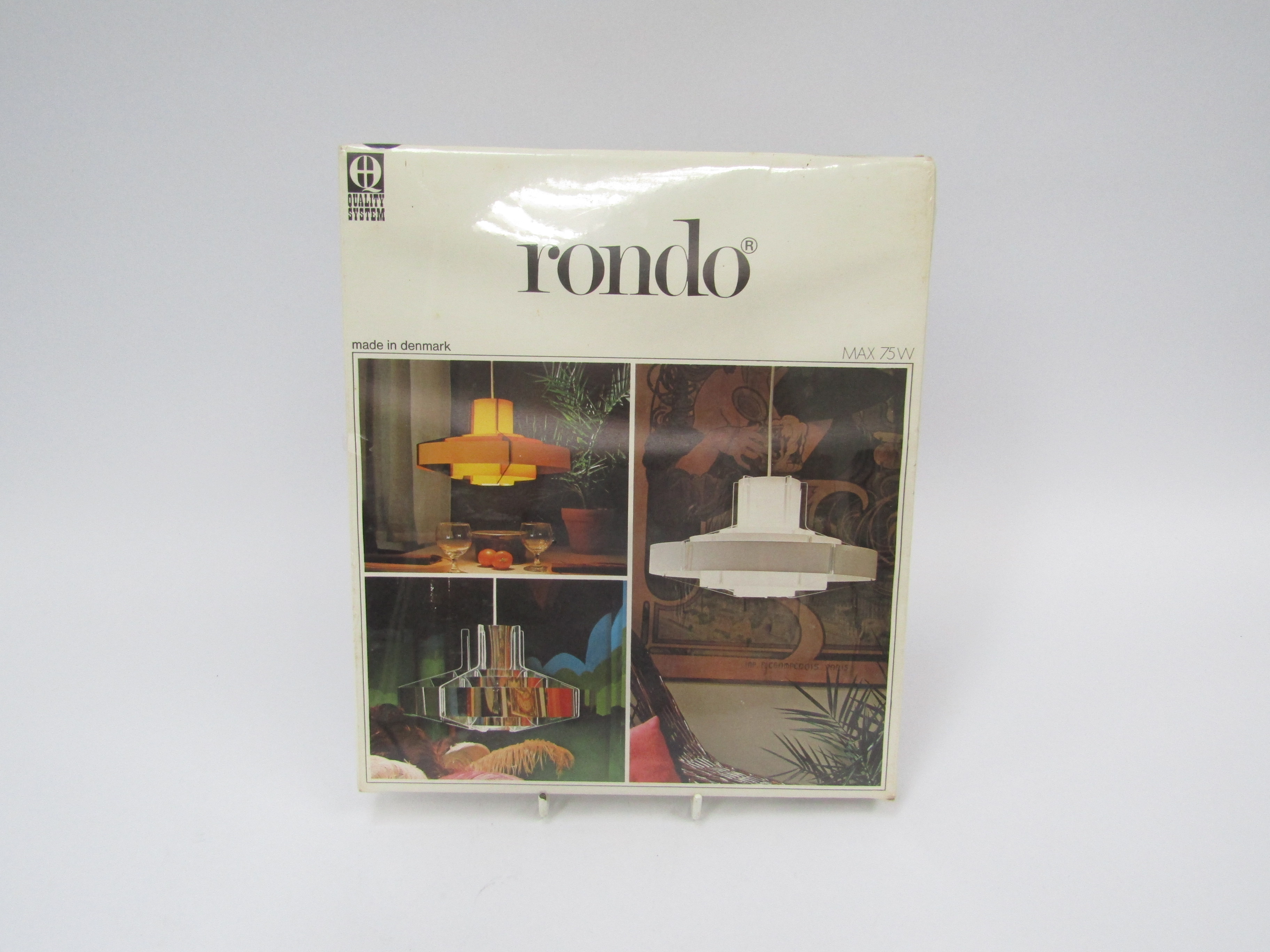 A Rando lampshade designed by Morten Gottler, made in Denmark in unopened box