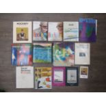 Nine various hardback and paperback books relating to David Hockney plus ephemera, gallery