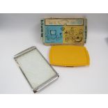 A 1960's "Tea -V and Car Tray" in original box and a Deco small tray