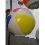 A 'Tobyhouse' large Beach Ball pendant light 41cm diameter