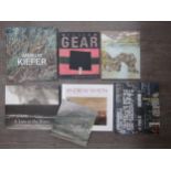 Six various art related books to include Norman Ackroyd, Andrew Wyeth, Rena Gardiner, Michael