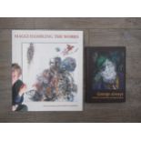 'Maggi Hambling The Works' - hardback book plus 'George Always' the George Melly paintings. (2)