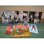 A complete run of ten "Desperate Rock n Roll" Rockabilly compilation LP's, volumes 1-10, together