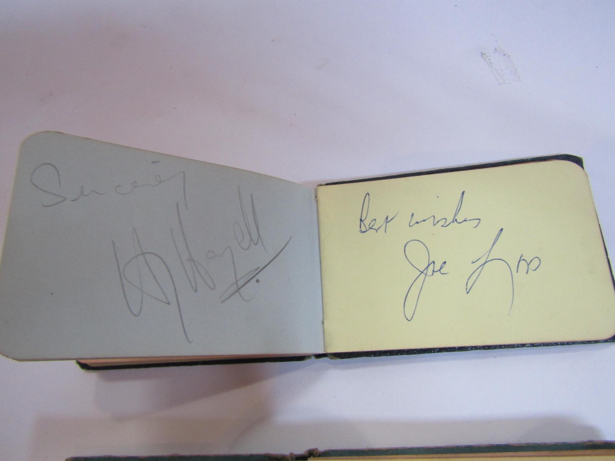 Four 1950's autograph books containg various signatures including Audrey Hepburn - Image 4 of 5